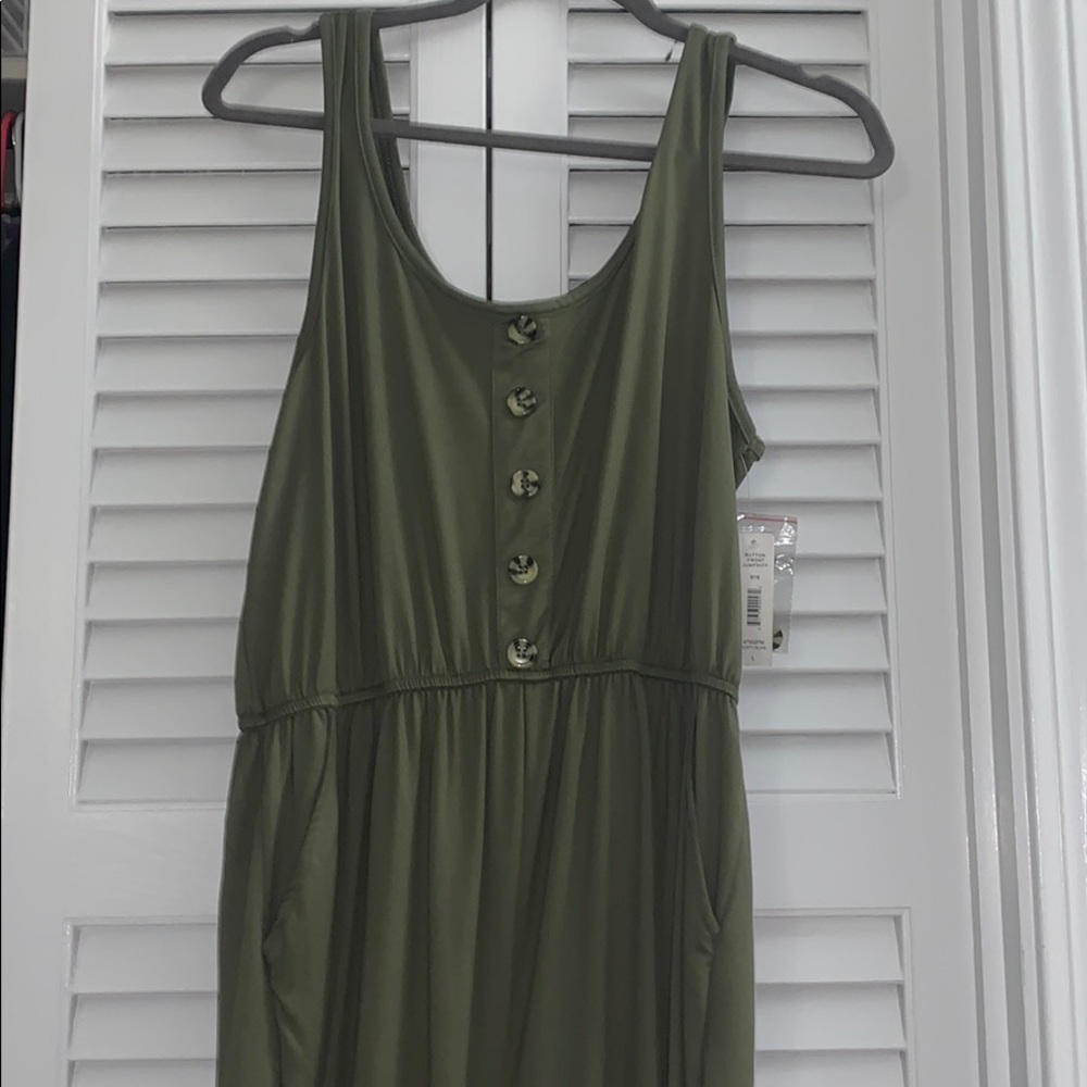 Green Jumpsuot